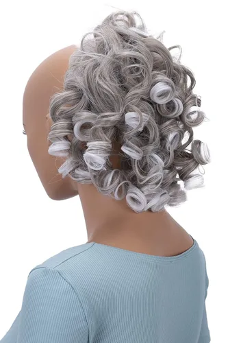 Miniatura 22 de CAISHA - Postizo Jumbo de Cabello Elástico para Recogidos Voluminosos y Rizos Desaliñados, Color Rubio Claro, G5L rubio claro #22T613 G5L