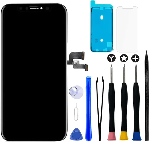 Miniatura 6 de Brinonac para iPhone 6, pantalla de repuesto negra, digitalizador LCD táctil, montaje completo con cámara frontal, sensor de proximidad, altavoz