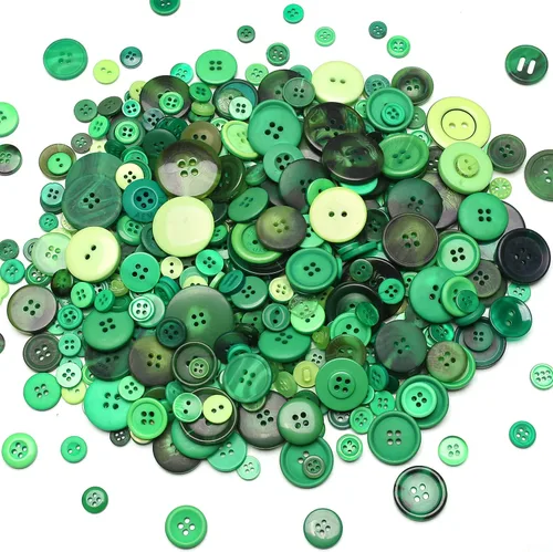 Miniatura 11 de Acerca de 660 botones de resina de varias especificaciones, botones hechos a mano, botones artesanales de costura, botones decorativos pintados a