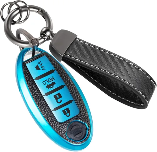Miniatura 37 de Funda para llavero Buick con llavero de cuerda trenzada de metal, funda suave mejorada para Avenir Envision Encore Chevy Suburban Tahoe GMC Yukon