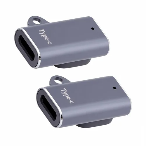 Miniatura 11 de 6 unids/set USB-C hembra a 2 pines DC 5 V potencia carga adater para cortadora de pelo eléctrica barba recortadoras afeitadoras instrumentos