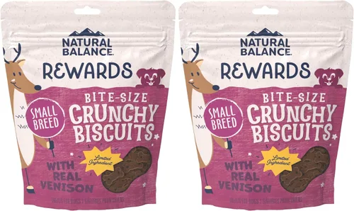 Miniatura 18 de Natural Balance Premios de Ingredientes Limitados Crujientes Galletas, Bocadillos para Perros de Tamaño de Mordida Sin Granos para Perros de Raza
