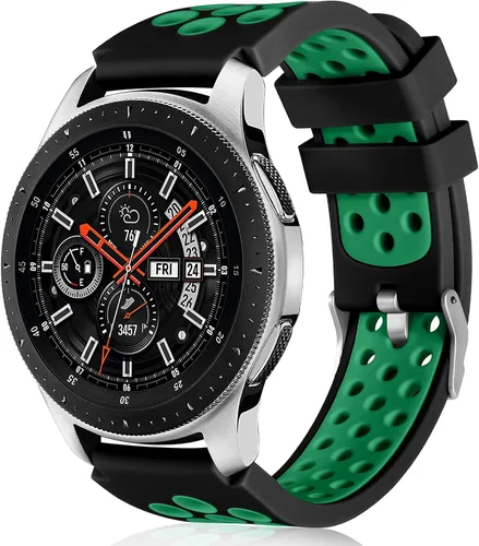 Miniatura 18 de Lerobo - Correas compatibles con Samsung Galaxy Watch 3 de 45 mm/Samsung Galaxy Watch 46 mm, Gear S3 Frontier, Correa clásica, correa de silicona