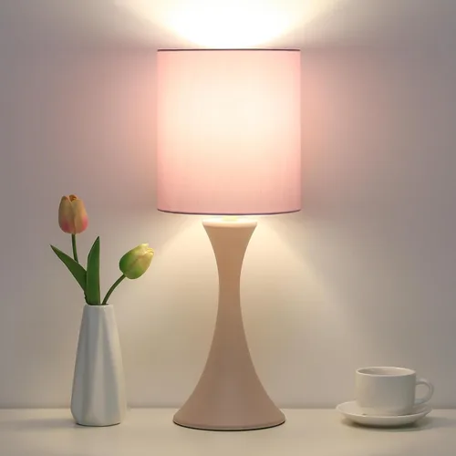 Miniatura 14 de Lámpara de mesa con control táctil, lámpara de cabecera regulable de 3 vías para sala de estar, lámpara de mesa de noche moderna para dormitorio