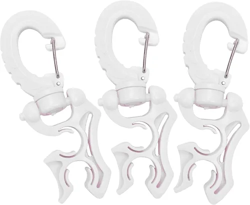 Miniatura 13 de Clip de soporte de manguera de buceo – Organizador de manguera seguro doble LP/HP para configuración BCD y gestión de equipos de buceo – Accesorio
