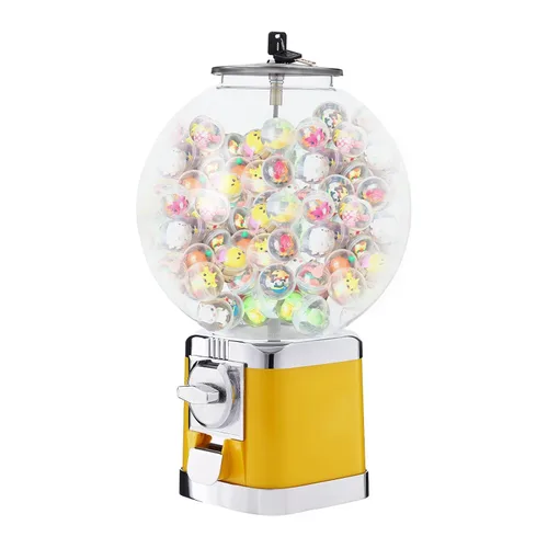 Miniatura 10 de Máquina expendedora, moneda de 1 dólar de gran capacidad, máquina de chicles de caramelo, 500 piezas de 1.26 pulgadas, máquinas expendedoras