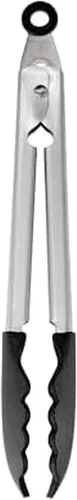 Miniatura 7 de KitchenAid Pinzas de acero inoxidable con punta de silicona, 12 pulgadas, Aqua Sky aguamarina (Aqua Sky)