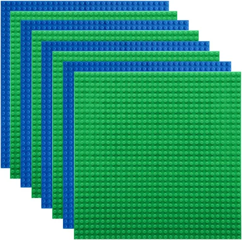 Miniatura 21 de Placas de construcción clásicas de 10 x 10 pulgadas, 100% compatibles con todas las principales marcas y mesas de actividades, plataformas creativas