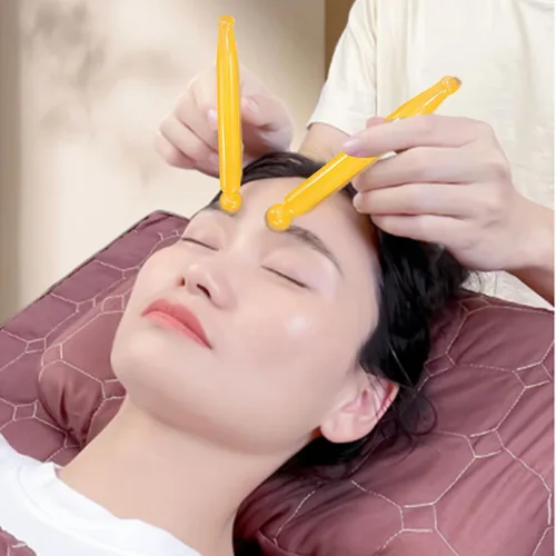 Miniatura 4 de Paquete de 2 herramientas de masaje facial, masajeador de resina para cuello, hombros y espalda, alivia la bursitis, nueva forma de resina