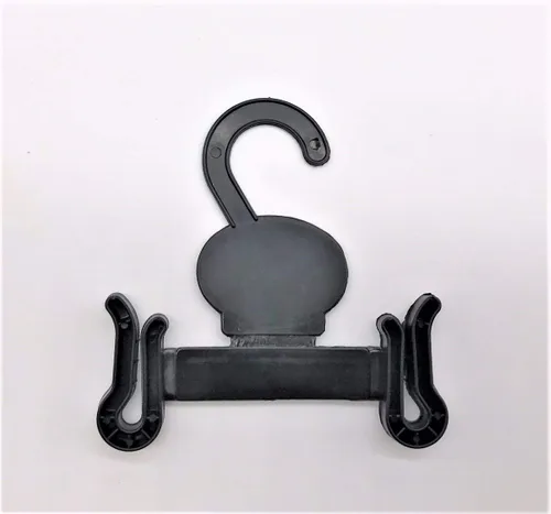 Miniatura 2 de NAHANCO Perchas de plástico para sandalias - 3 7/8", color negro - 100