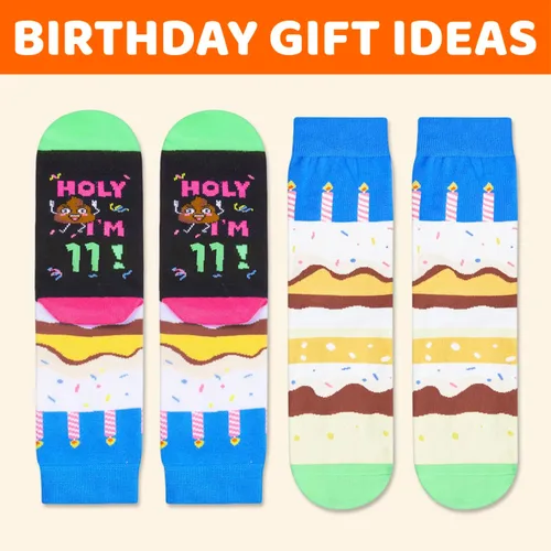 Miniatura 4 de HAPPYPOP Birthday Gifts Socks - 11-19 Year Old Birthday Socks, Bday Gifts for Teen Woman Man