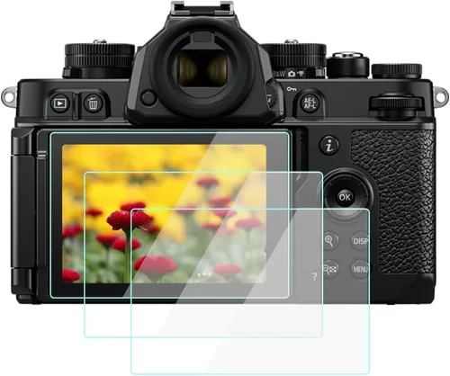 Protector de pantalla ZF antiarañazos, antiburbujas, vidrio templado ultra transparente 9H, paquete de 3, compatible con cámara Nikon Z f/Z 50ii Z5