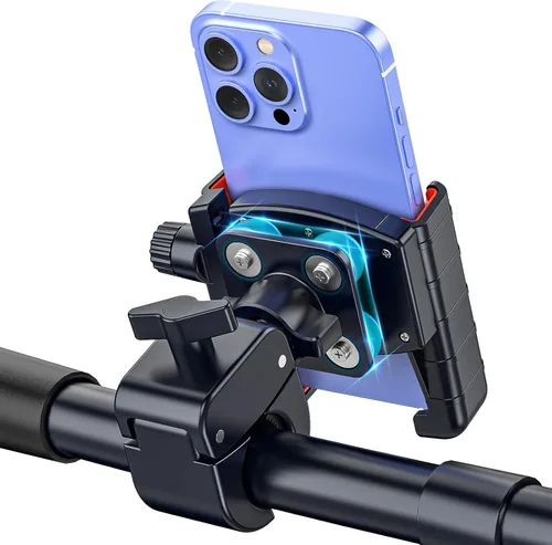 Soporte para Teléfono de Motocicleta Anti Vibración de 3ª Generación, Soporte para Teléfono de Bicicleta, Soporte para Teléfono Celular de Manillar