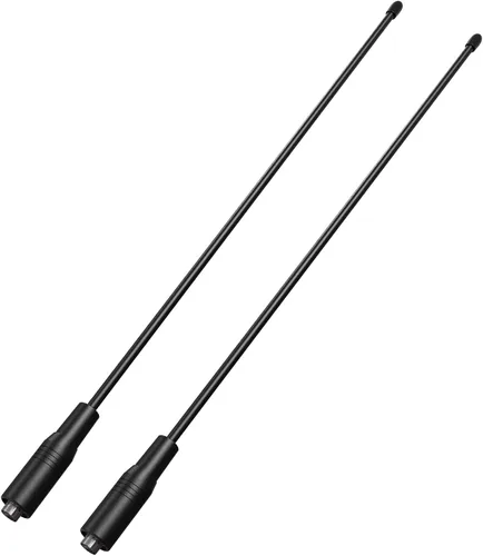 SAMCOM Antena Whip de 15.1 pulgadas VHF/UHF (144MHz/440-470Mhz) Antenas de doble banda de 20 vatios para radios FPCN30A/FPCN10A u otras radios (2