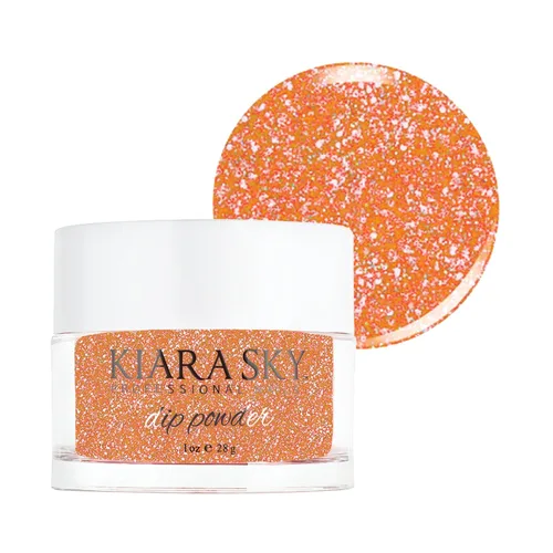 Miniatura 8 de Kiara Sky Polvo de inmersión de uñas de larga duración Tonos Coral 1 oz