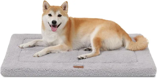 Miniatura 8 de Cama para perros medianos y pequeños, reversible y lavable, antideslizante, tapete para mascotas, forro polar suave y espuma de alta densidad