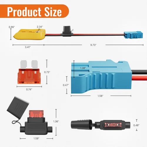 Miniatura 2 de RVBOATPAT Adaptador de batería de rueda eléctrica compatible con batería Dewalt de 20 V con conector de arnés de cables compatible con juguetes