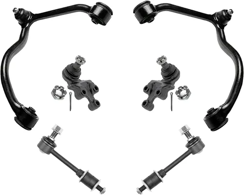 Miniatura 39 de Detroit Axle - Kit de extremo delantero para Chrysler 300 Dodge Charger Challenger 2011-2023, 2 brazos de control inferiores traseros 2 varillas