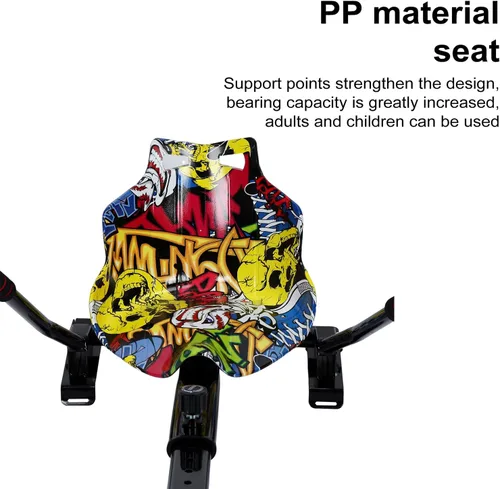 Miniatura 5 de Accesorio de asiento para aeropatinetas, accesorio para transformar aeropatineta Go Kart para niños y adultos, accesorio para scooter de equilibrio