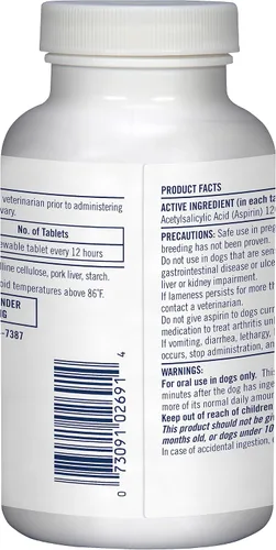 Miniatura 3 de PetArmor Aspirina para perros pequeños, antiinflamatorio de acción rápida y alivio del dolor para perros, soporte articular de calidad veterinaria