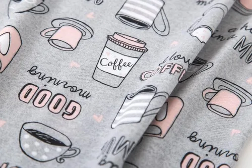 Miniatura 6 de PNAEONG Paquete de 3 camisones de algodón para mujer, ropa de dormir de manga corta, camisa casual con estampado