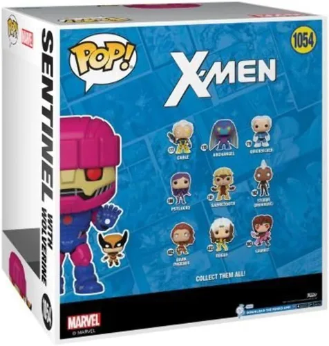 Miniatura 2 de Funko Pop! Jumbo: X-Men Sentinel with Wolverine Preview - Figura de vinilo exclusiva