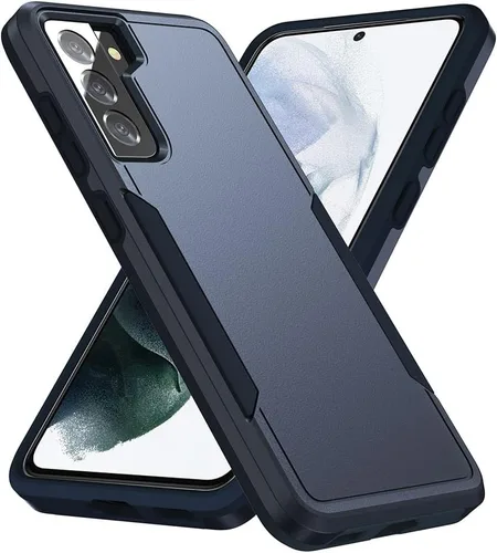 Miniatura 11 de Funda diseñada para Samsung S24 Ultra (no para S24 y S24 Plus), resistente, resistente, a prueba de golpes, soporte de carga inalámbrica, funda Azul