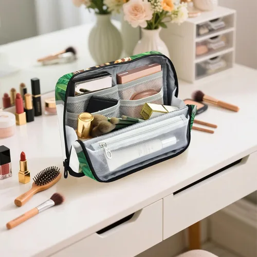 Miniatura 7 de 3d agujero blanco pared animal jirafa lápiz casos gran capacidad maquillaje gran capacidad organizador de escritorio para adolescentes Elemental