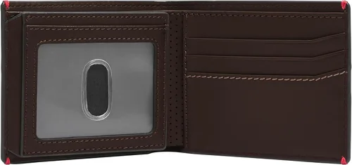 Miniatura 20 de Fossil Billetera plegable de cuero para hombre con ventana de identificación abatible para hombres