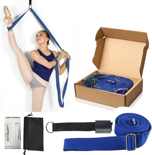 Miniatura 10 de Estirador de yoga y ballet de piernas, accesorio para la puerta para obtener más flexibilidad, flexibilidad y estiramiento de las correas