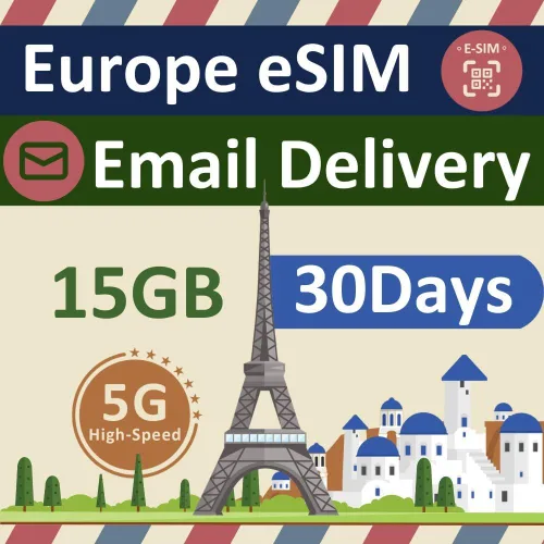 Miniatura 12 de SIM2ROAM Europe Data SIM Card prepago 6GB 30 días 5G/4G/LTD datos de alta velocidad - Francia, Reino Unido, Alemania, Italia, España, Irlanda