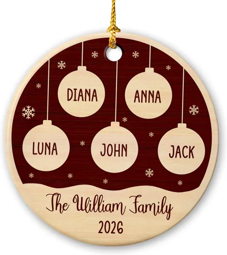 Miniatura 14 de Adorno de 1ª Navidad como el señor y la señora 2025, adorno de cerámica casado nuestra primera Navidad, adorno personalizado de Mr & Mrs para Adorno