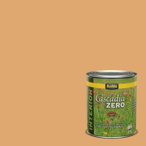 Miniatura 110 de Rodda Paint CASCADIA ZERO - Pintura plana e imprimación para interiores en uno, cuarto de galón, crema de ballet