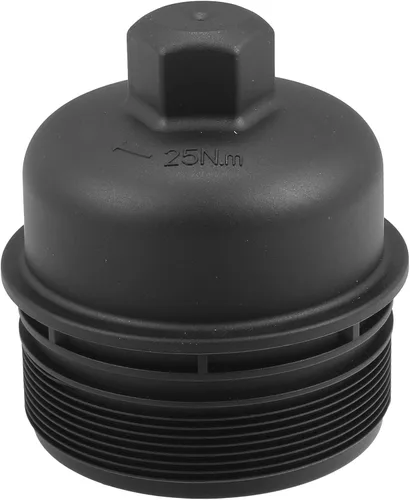 Tapa de la carcasa del filtro de aceite del motor 26351-3C250 para Kia Sedona Borrego 3.8L 2009-2010 Plástico Negro