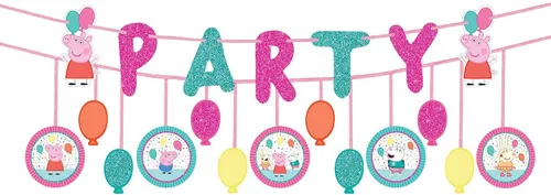 Miniatura 2 de Flutter - Kit de pancartas dobles de papel multicolor con purpurina, 12 pies (paquete de 2), deseos de cumpleaños brillantes para celebraciones
