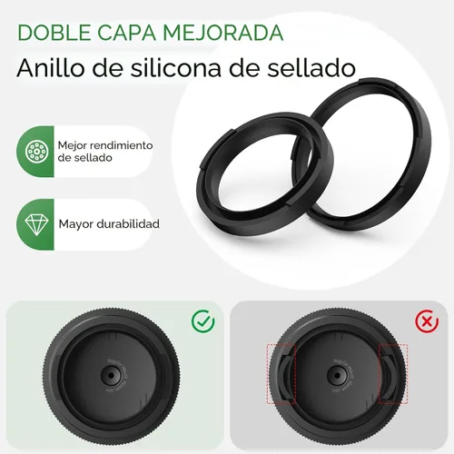 Miniatura 4 de Kit de Sellador al Vacío para Tarros Mason de Wothfav, Sellador Eléctrico para Tarros Mason de Boca Ancha y Regular, Sellador al Vacío Portátil