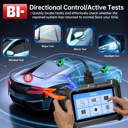Miniatura 4 de XTOOL IP500 para escáner GM OBD2, herramienta de escaneo bidireccional con diagnóstico de sistemas completos para Buick/Chevrolet/Cadillac/GMC