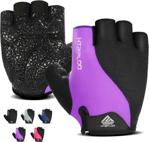 Miniatura 10 de Guantes de entrenamiento para hombres y mujeres, guantes de levantamiento de pesas para ejercicio, entrenamiento de gimnasio, fitness, transpirables