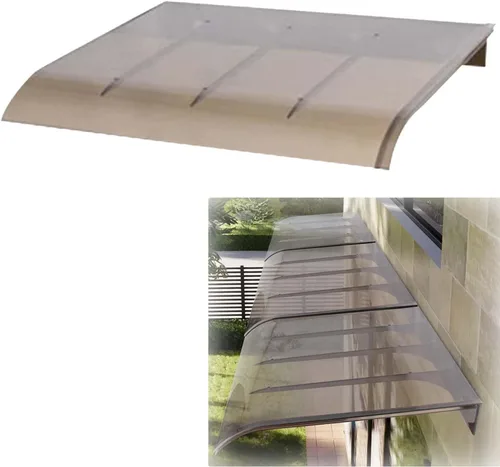 Toldos de exterior para ventana de patio, toldo para puerta, L: 16, 20, 32, 40, 48 pulgadas, toldo para porches, pérgola, techo de garaje, hoja con