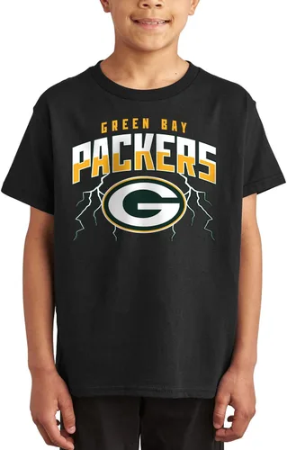 Miniatura 29 de Junk Food Camiseta para niños estándar x NFL Team Lightning con licencia oficial para niños