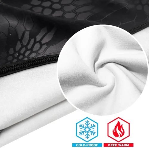 Miniatura 9 de Obacle Pasamontañas para hombres y mujeres, para invierno, clima frío, esquí, ciclismo, caza