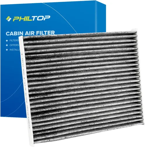 Miniatura 14 de PHILTOP Filtro de aire de cabina HEPA con carbón activado, compatible con Tesla modelo 3 2017-2025, modelo Y 2020-2025, filtro para arriba el olor a