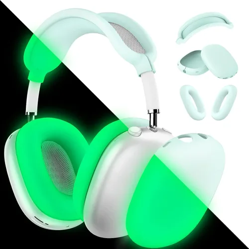 Miniatura 39 de Funda rígida para AirPods Max con modo de sueño, funda de transporte para auriculares con almohadillas de silicona para AirPods