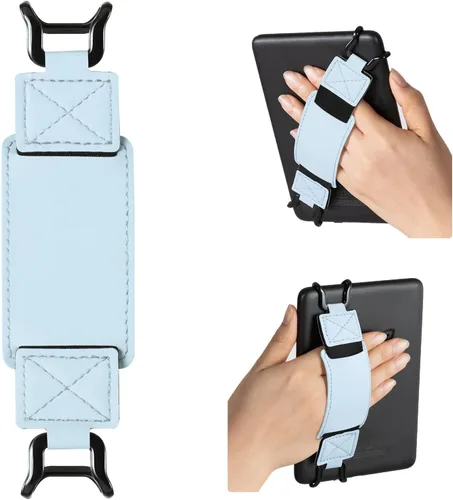 CoBak Correa de Mano Segura para Kindle y Tabletas - Soporte de Dedo Versátil y Ligero para Kindle/Kobo/Voyaga/Lenovo/Sony E-Book Tablet de 6-7.5" -
