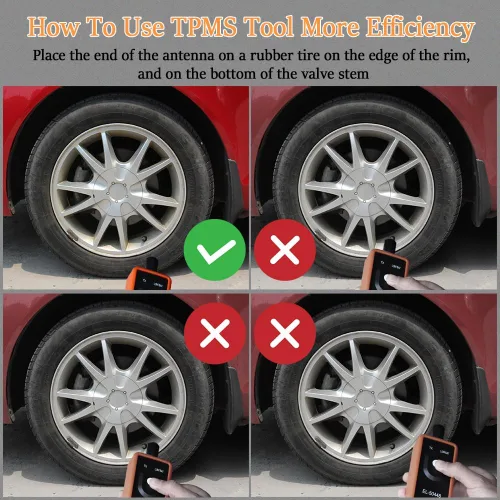 Miniatura 5 de Herramienta de reaprendizaje TPMS, sensor de sistema de monitor de presión de neumáticos automático, EL-50448 Herramienta de reinicio de activación