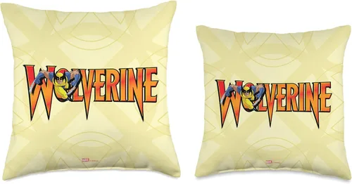 Miniatura 3 de Marvel X-Men Wolverine - Almohada retro, 16.0 x 16.0 in, multicolor