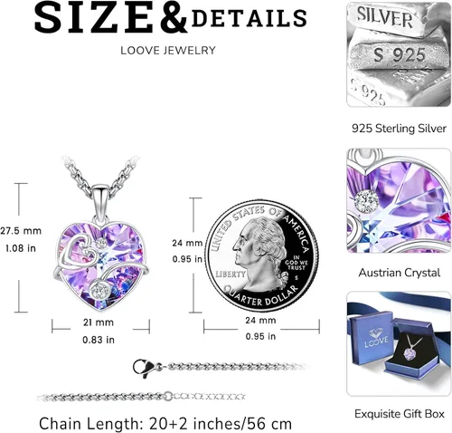 Miniatura 44 de Collar de alas de ángel de plata de ley 925, ángel de la guarda, enfermera RN caduceo, dije de ángel de cristal, joyería de regalo para mujer