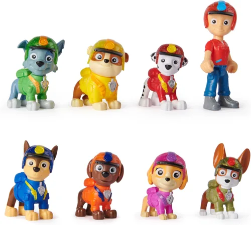 Miniatura 10 de Paw Patrol Jungle Pups, Camión de bomberos de elefante Marshall con lanzador de proyectiles, camión de juguete con figura de acción, juguetes
