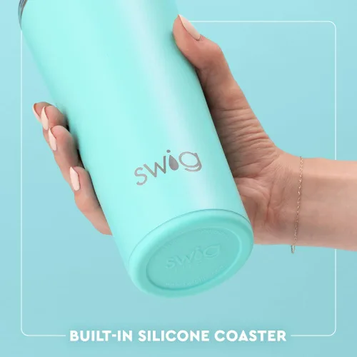 Miniatura 6 de Swig Life - Vaso aislante de 22 onzas, vaso de viaje para café con tapa, taza de café para viaje compatible con portavasos, de acero inoxidable