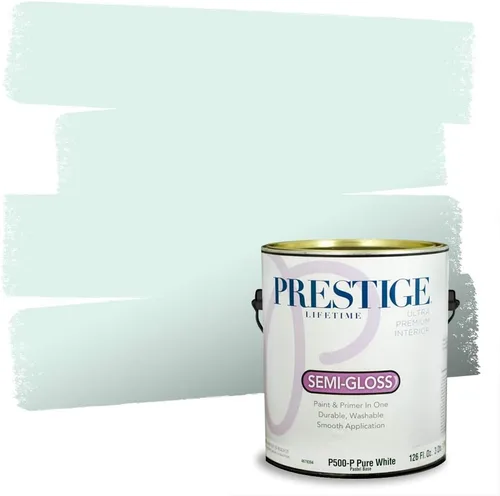 Miniatura 206 de PRESTIGE Pintura interior e imprimación en uno, salpicaduras acuosas, cáscara de huevo, 1 galón